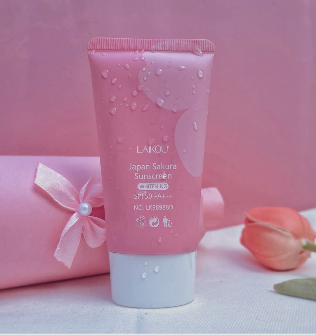Oplus_16908288 JAPAN SAKURA SUNSCREEN - Image 1