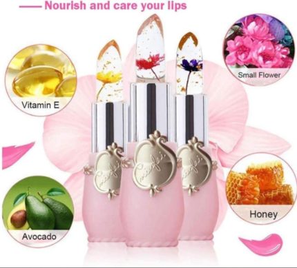 3 pcs Waterproof Jelly Crystal Lipstick